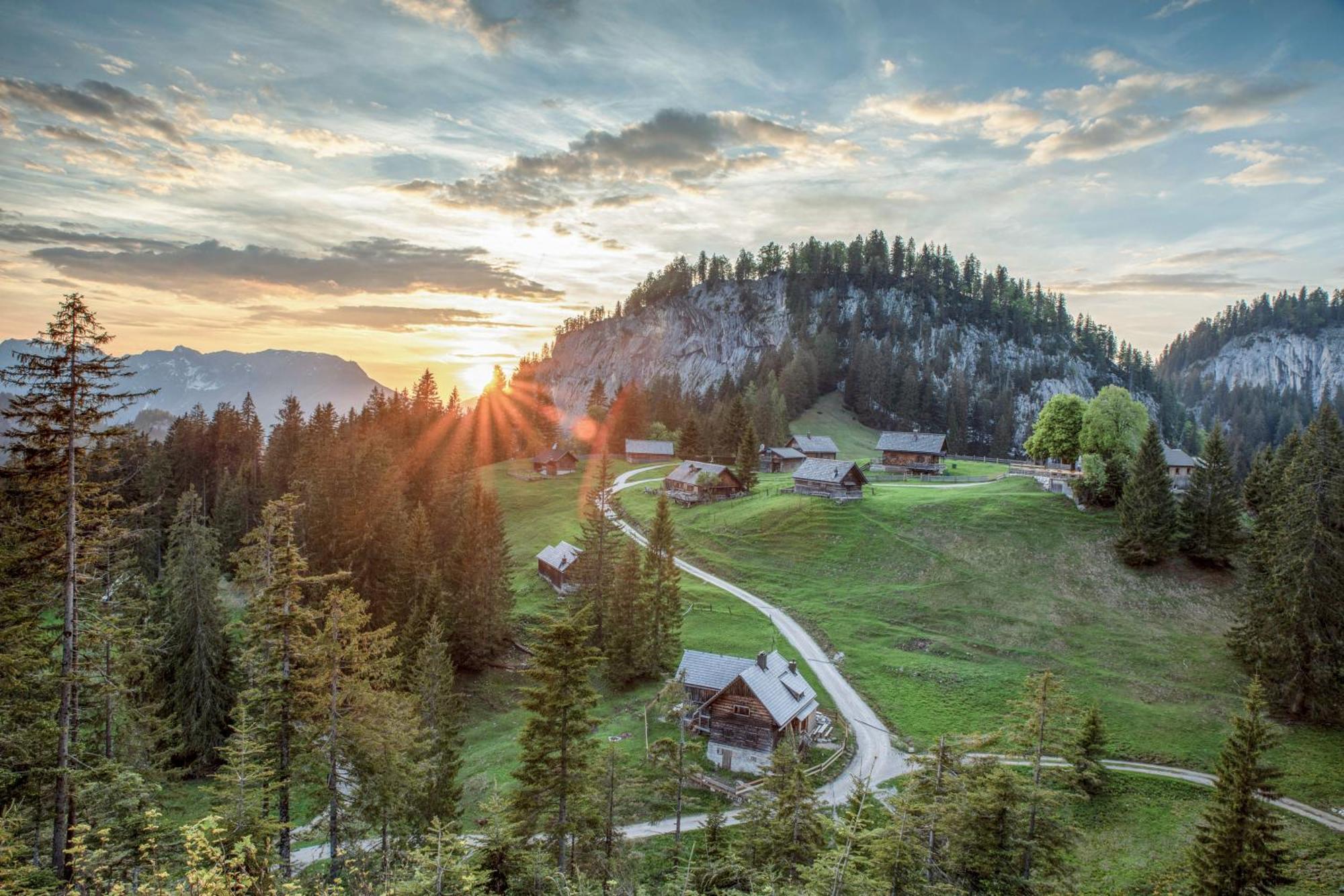 Metzgerwirt Vieh Heli Hotel Bad Goisern Bagian luar foto